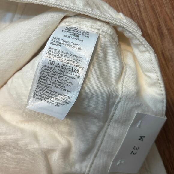 NWT Madewell Patch Pocket Jeans in Summer Denim In Ecru Size 32x32 - Picture 5 of 10